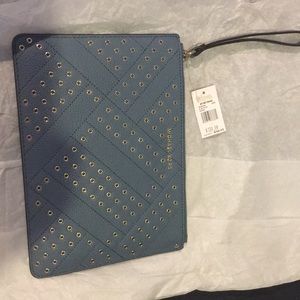 Michael Kors NWT wristlet jet set travel clutch XL